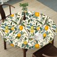 thumbnail image 4 of shiyou-Fitted Round Table Cover, Waterproof Polyester Elastic Tablecloth, Washable Table Protector for Picnic, Camping, Indoor and Outdoor 36"-44", 4 of 4