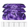 thumbnail image 2 of 3 Pcs Soft Bedding Set, Includes 1 Duvet Cover with Zipper And 2 Pillow,Shams Purple Wolf King(102"×90"), 2 of 8