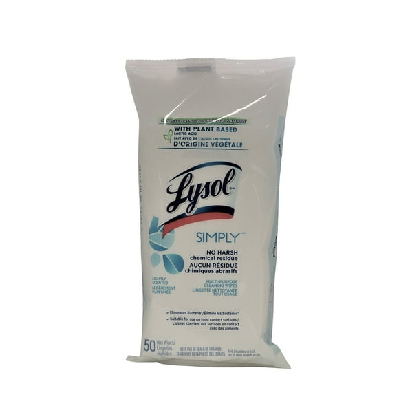 LYSOL WIPES – SIMPLY Flat Pack Herbal Tea 1 Pack x 50 CT