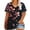 Z01, variant on Plus Size Tops 4X Women​ Under $10 ​V-Neck Short Sleeved Printing Base Shirt