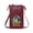 Wine Red, variant on Casual Women Small Crossbody Star Print Crossbody Phone Bag Functional Design Gift For Ladies