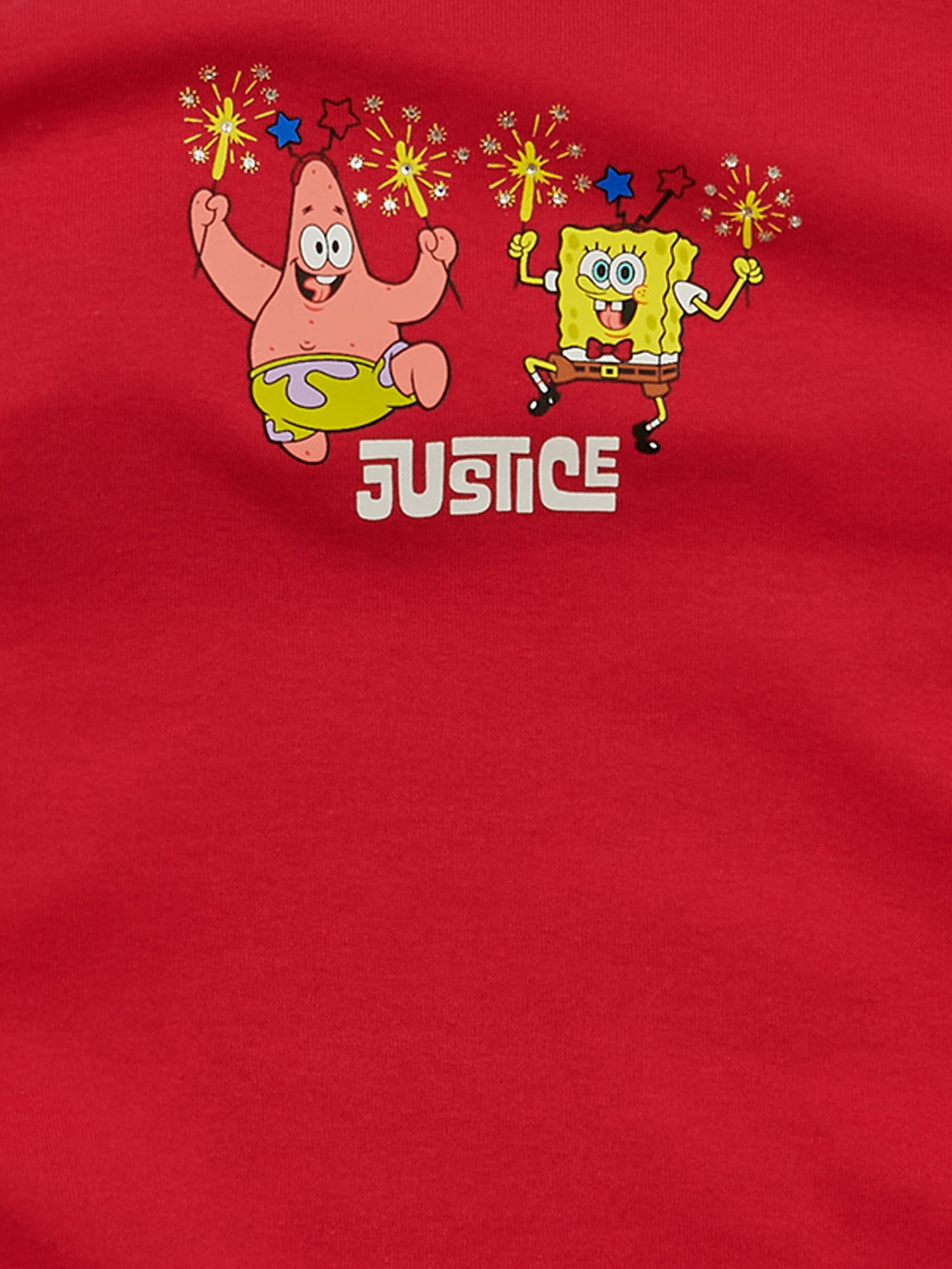 SpongeBob X Justice Girls One Shoulder Tank, Sizes XS - XLP