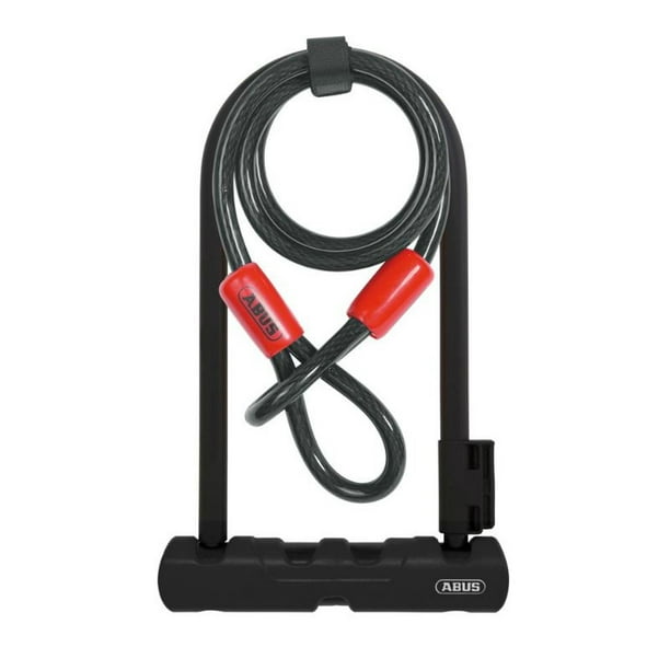 Abus 410 Ultra Bicycle ULock (Black, 9inch) and Cobra Bike Lock Combo