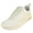 Beige, variant on Women’s Air Cushion Sneakers – Lightweight Lace-Up Breathable Mesh Walking Tennis Running Shoes Casual Fashion Sneakers SKIP-11 White/ Gold 9
