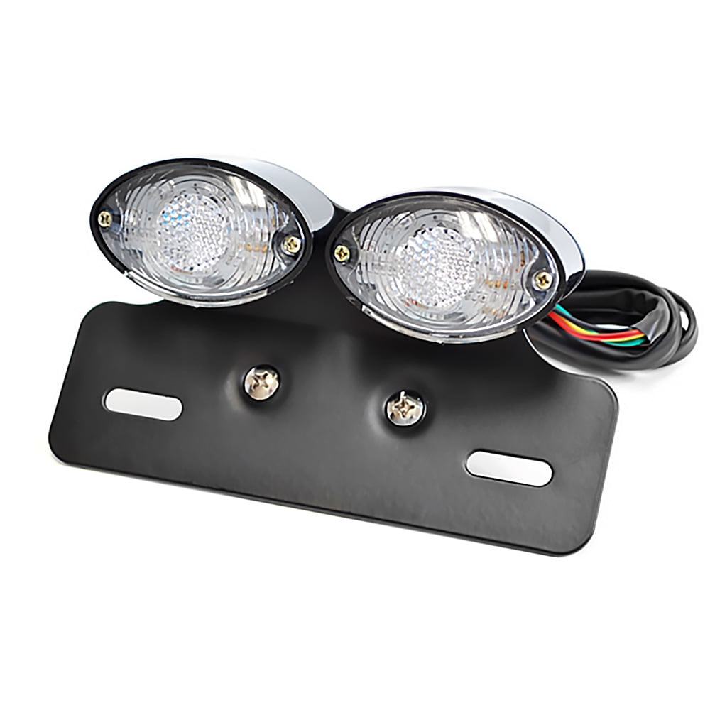 Universal Motorcycle LED SignalsTurn Integrated Light License Plate Brake Light 