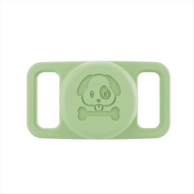 Estuche Localizador para Pet Silicone Locator Prevención de Pérdidas Tracker Estuche Protector Impermeable, Verde Azulado
