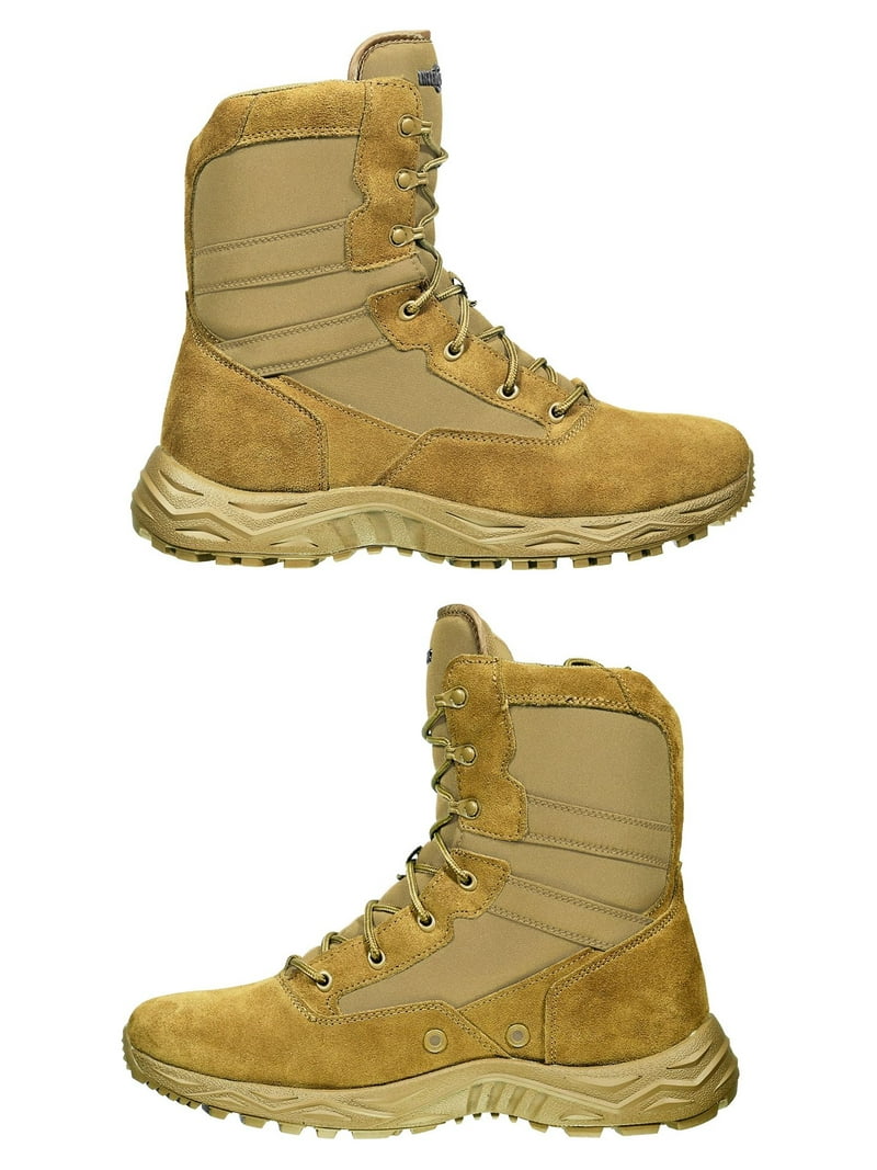 Interceptor Men's Frontier Tactical Work Boots, Coyote Brown