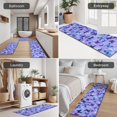 thumbnail image 5 of Purple Butterfly Pattern Kitchen Rugs Sets Of 3,Kitchen Runner Rugs Non Skid Washable,Decorative Kitchen Floor Mats for Kitchen,Sink,Laundry,17"x30"+ 17"x47" + 17"x59", 5 of 6