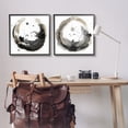 thumbnail image 2 of Stupell Urban Infinity Abstract Circles Painting Abstract Painting Black Framed Art Print Wall Art, Set of 2, 2 of 8
