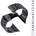 thumbnail image 5 of ZYX Premium Stainless Steel Band for Apple Watch, Classic Business Metal Strap with Adjustable Tool, Black, 38/40/41mm/42mm(series 11 10), 5 of 7