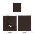 thumbnail image 6 of Mainstays Super Soft Brushed Microfiber Bed Sheet Set, Caffeine Brown, Twin-XL, 3 Piece, 6 of 13