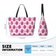 thumbnail image 4 of Easygdp Groovy Pink Disco Balls Bolsa de Viaje de Playa de Gran Capacidad, Bolsa Tote Perfecta para la Playa, Escapadas de Fin de Semana y Viajes, 4 of 7