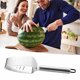 thumbnail image 1 of Stainless Steel Watermelon Slicer Cutter Triangular Wedge Tool Easy Clean Sharp Blades Quick Kitchen Prep Fruit Salad Serving Gadget, Ukhbmc, 1 of 9