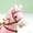 Pink+Metal+Polyester+PU+Wood, variant on LHSHID Rocking Horse with Realistic Sounds, Plush Ride-On Toy for Kids, Multicolor Finish