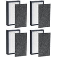 thumbnail image 2 of Nispira True HEPA Filter E Replacement Compatible with Germ Air Purifier Model 4100 4150BL 4150P  4 Packs, 2 of 2