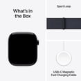thumbnail image 4 of Apple Watch Series 10 Smartwatch con caja de aluminio negro azabache con Ink Sport Loop., 4 of 4