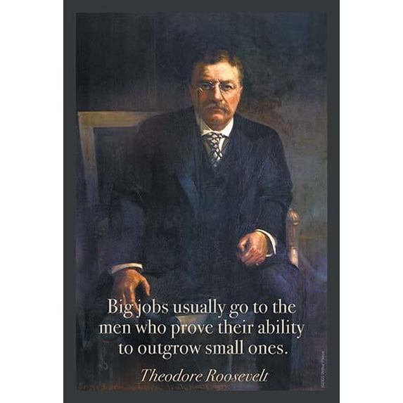Big jobs usually go to…- Fine Art Canvas Print (20" x 30")