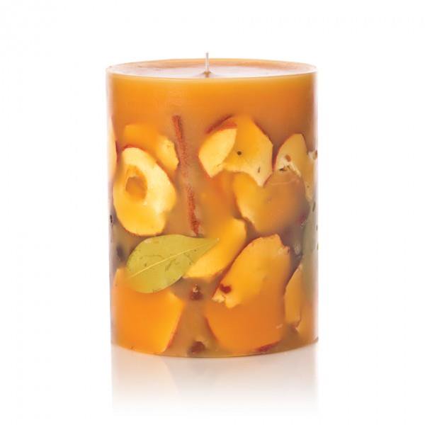 Rosy Rings Fruity Spicy Apple Botanical Candle 6.5"