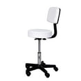 thumbnail image 3 of HOMCOM Adjustable Massage Stool Spa Beauty Salon Chair Facial Swivel Gas Lift Manicure, White, 3 of 6