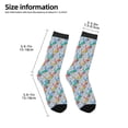 thumbnail image 2 of Fuzoiu cartoon Elephant Print Kids Socks For Boys Girls,Grip Crew Socks with Non Slip,Lightweight Stretch Crew Socks,Toddlers Crew Boot Socks, 2 of 5