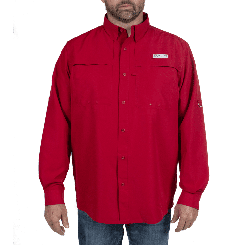 Realtree Men's Long Sleeve Fishing Guide Shirt