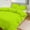 229x229cm, variant on Bright Green Lime Neon Color 3 Pcs Soft Bedding Set, Includes 1 Duvet Cover with Zipper And 2 Pillow Shams Bright Green Lime Neon Color 86"x70"