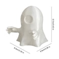 thumbnail image 4 of Dserhfy Halloween Mini Ghost Cover Cap for Trailer Coupling Glow-in-The-Dark Car Trailer Hitch Ball Cover for Towing Truck RV Accessories, 4 of 6