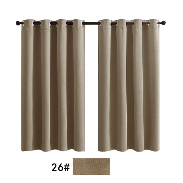 Rideau de Chambre Occultant en Tissu, Microfibre Isolée, Anneau Solide, Rideau Occultant/rideau-Week