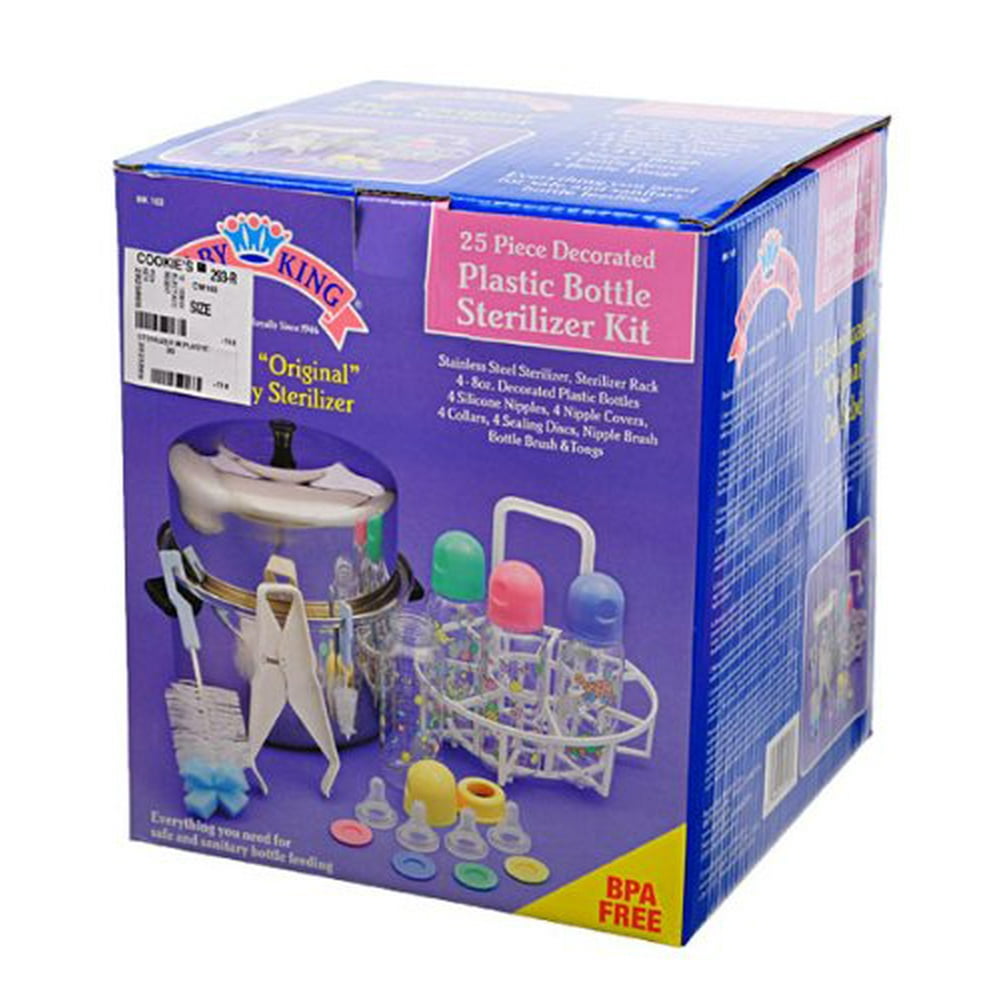 Plastic Bottle Sterilizer Kit 25 Pcs the "Original" Baby Stainless