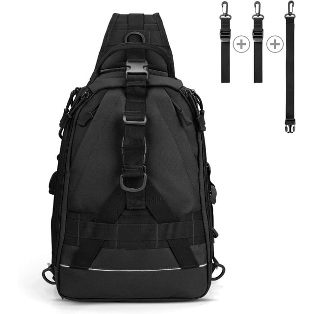 Nvzi Bolsa de almacenamiento de aparejos de pesca Mochila de hombro para exteriores Mochila de pesca Mochila de caza