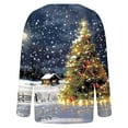 thumbnail image 4 of Christmas Cardigans for Women Plus Size Casual Print Long Sleeve Fashion Open Front Jacket, 4 of 5