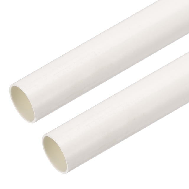 PVC Conduit Pipe White Straight Tube 25mm Conduit Pack of 2