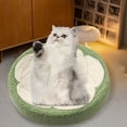 thumbnail image 5 of 2-in-1 Cat Scratcher Cardboard & Sisal Rope Bowl - 15 Inch Flower Design Scratching Board for Kittens, Durable Floor Toy and Sleeping Spot, Protects Furniture from Claws, 5 of 9