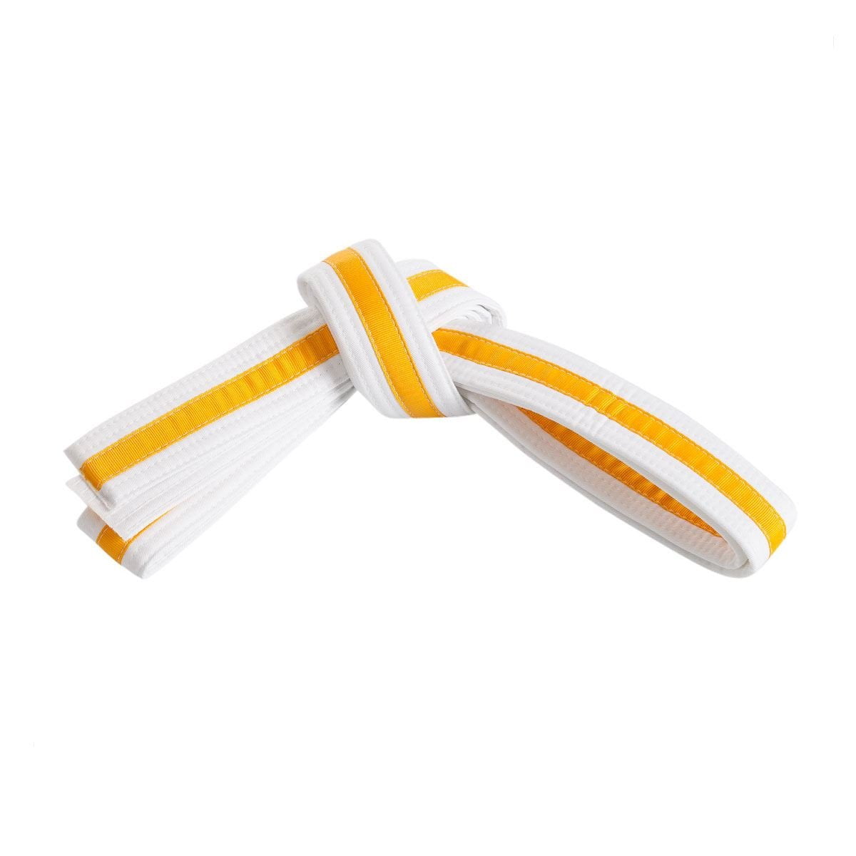 Inc. Striped White Martial Arts Karate Taekwondo Belt