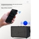 thumbnail image 3 of Altavoces Bluetooth Vintage Inalámbricos Portátiles Profesionales con Lector de Tarjetas USB, Reproductor de Música de Madera de PU para Exteriores y Hogar, Color Rosa, 3 of 5