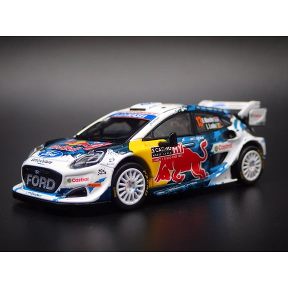 Open Box FORD PUMA RALLY 1 #13 2024 MONTE CARLO M 1:64 SCALE DIORAMA DIECAST MODEL CAR