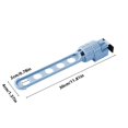 thumbnail image 4 of Folding Wall Mount Clothes Hanger Rotating Buckle Type Elastic 5-connected Hanging Hole Window Drying Rack Travel Outdoor Hanging Rack Drying Pol, 4 of 6