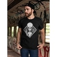 thumbnail image 2 of Alien Showing Peace Sign T-Shirt Men -Image by Shutterstock, Male Large, 2 of 4