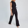 thumbnail image 4 of Clearance!NMMUED Jumpsuits for Women Dressy, Wide Leg Jumpsuits for Women, Sleeveless Jumpsuits for Women, Formal Jumpsuits for Women, Elegant Jumpsuits for Women, Black L, 4 of 8