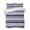 Navy Purple, variant on Quilts Twin XL Size, Navy Blue Purple Striped Soft Comforter Bedding Set for Bed, Gradient Horizontal Lines Lightweight Quilted Bedspread with Pillow Cover(2 Pieces) for All Season, 68x98 Inch