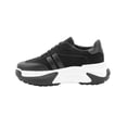 thumbnail image 2 of Tenis Plataforma Para Mujer Super Comodos Color Blanco Negro negro 24, 2 of 6