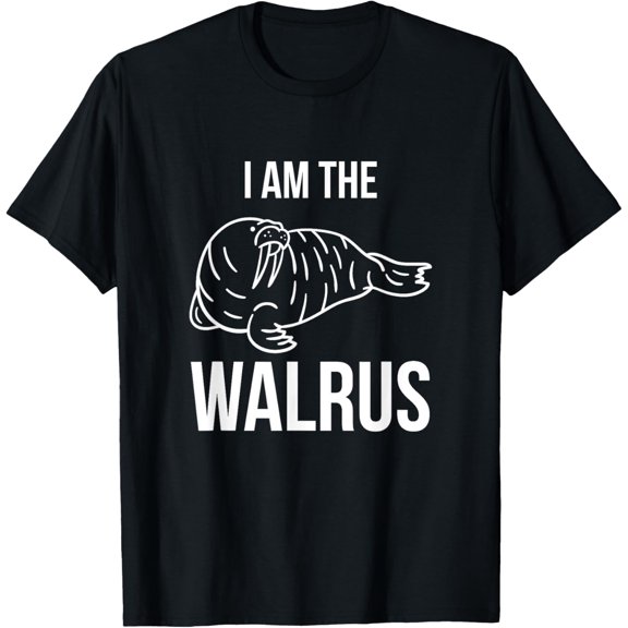 Sam Soft I Am The Walrus Shirt Cute Sea Animal Mammal Walrus Lover T-Shirt