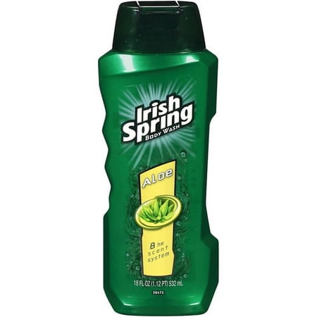 Irish Spring Aloe Vera Body Wash for Men - 18 fl oz