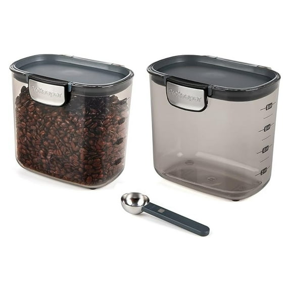 Airtight Food Container for Coffee, 2-Quart ProKeeper  Plastic Canister Set