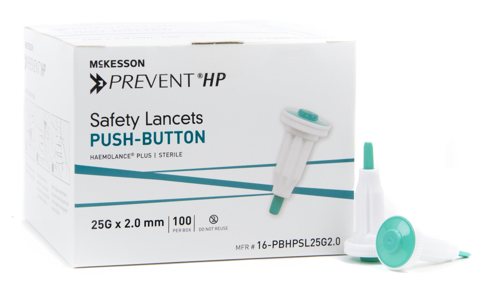 McKesson Prevent Safety Lancet Fixed Depth Lancet Needle 2.0 Mm Depth ...