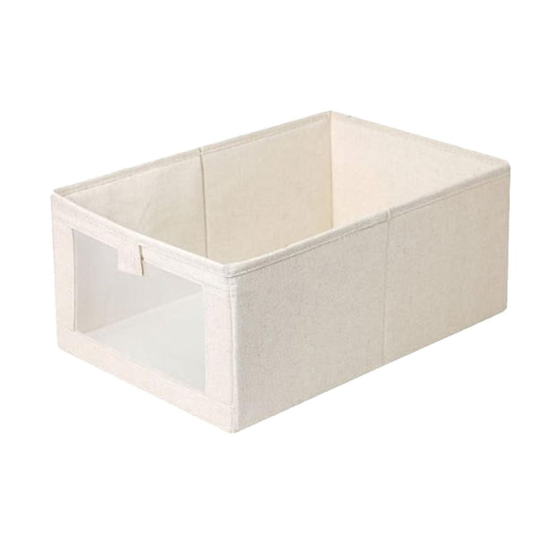 Contenedor de almacenamiento de ropa plegable, organizador de cubos de almacenamiento de gran capacidad L