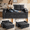Black, variant on 65" Chenille Convertible Sofa Bed with Adjustable Backrest, 3-in-1 Sleeper, 360° Swivel Side Table, USB/Type-C Ports, Hidden Storage, Easy Assembly for Living Room & Apartments, Black