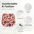 thumbnail image 4 of Balery Skull rock record music heart Pantalones cortos deportivos para mujer con forro y dos bolsillos, elásticos, para entrenamiento, gimnasio, yoga-X-Large, 4 of 7