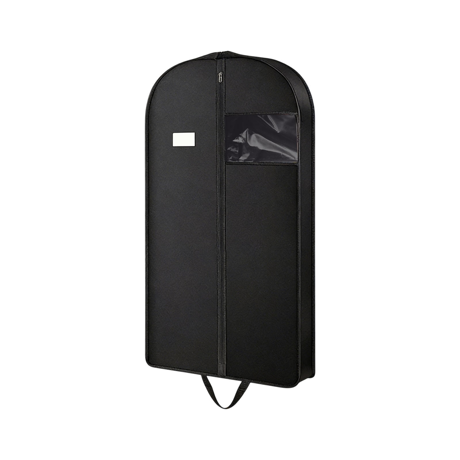 Lunxisen 4 Pcs Garment Bag for Clothes Storage Travel Organizer Foldable Garment Bag with Transparent Window Thickened Design for Closet Suit Protection(110*60*10cm)