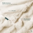 thumbnail image 5 of Dreamlab Frazada Tipo Piel de Conejo Ultrasuave Hipoalergénica. Cobija Felpa Doble Capa Polar. Manta Decorativa para Cama o Sofá, Gruesa y Cálida. Color Marfil, 5 of 5